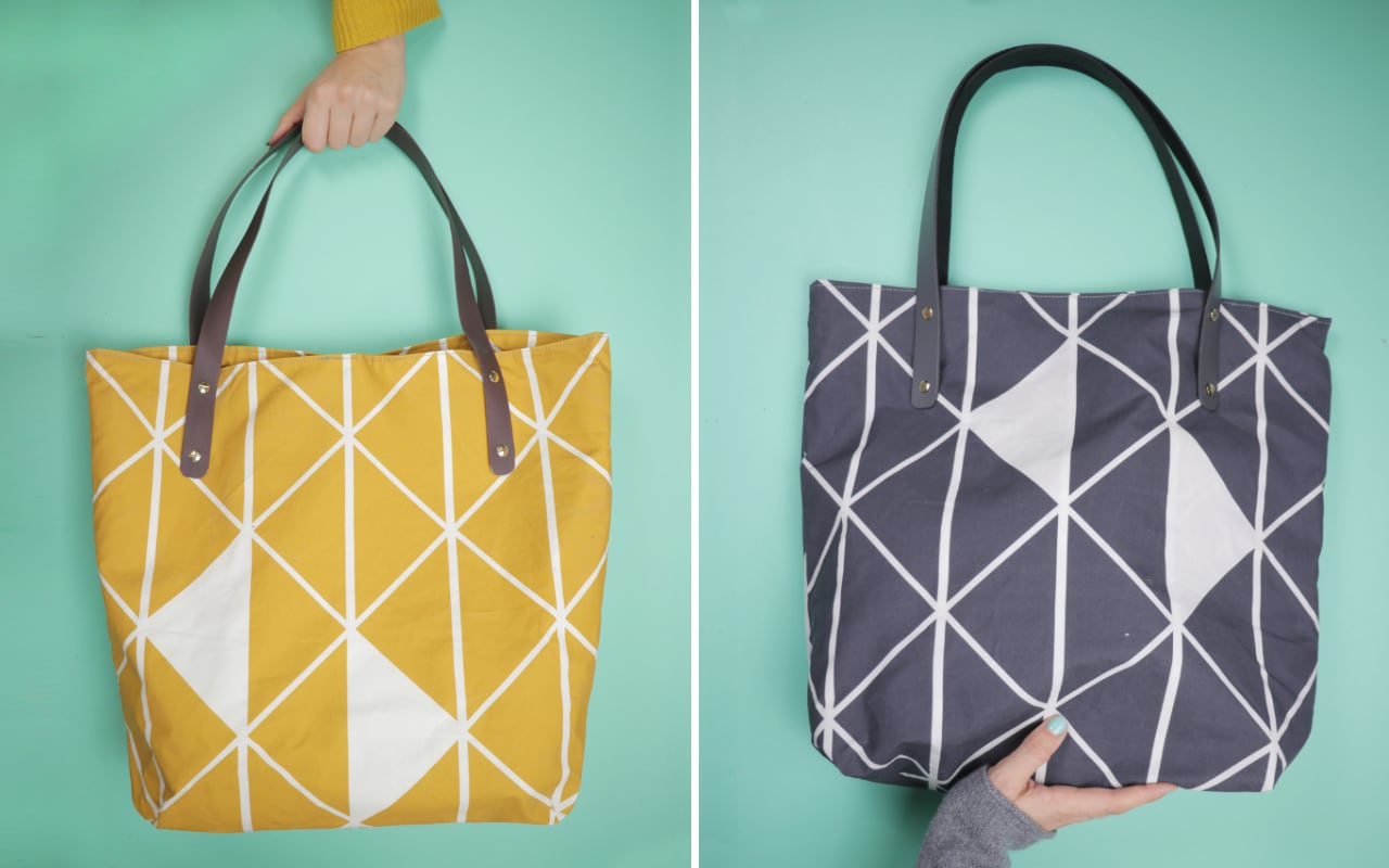 Tuto d'un sac cabas ciré sans patron | Snaply Magazine