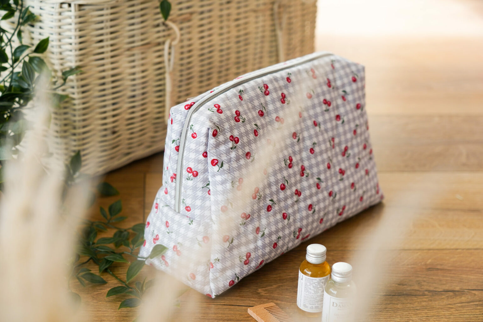 Patron Trousse De Toilette Gratuit à Imprimer Patron gratuit : Tuto trousse de toilette - Snaply Magazine